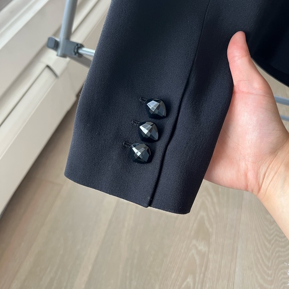 Armani black blazer with jewel buttons size 40 - Picture 8 of 10